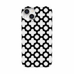 Lattice Tile | High Contrast Design Case Phone Case Casetry Classic + MagSafe® iPhone 14 Plus 
