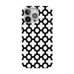 Lattice Tile | High Contrast Design Case Phone Case Casetry Classic + MagSafe® iPhone 15 Pro Max 
