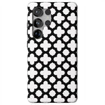 Lattice Tile | High Contrast Design Case Phone Case Casetry Essential + MagSafe® Galaxy S25 Ultra