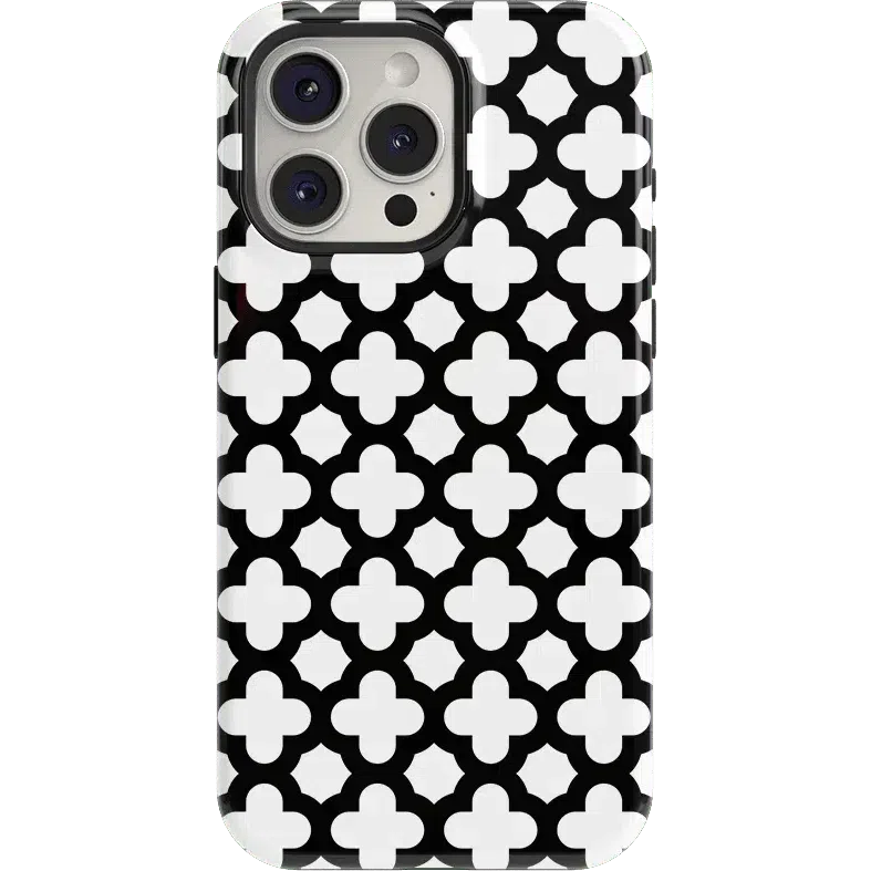 Lattice Tile | High Contrast Design Case Phone Case Casetry Essential + MagSafe® iPhone 15 Pro Max