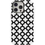 Lattice Tile | High Contrast Design Case Phone Case Casetry Essential + MagSafe® iPhone 15 Pro Max