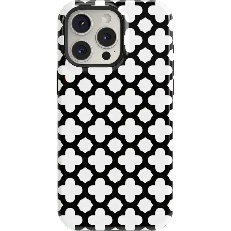 Lattice Tile | High Contrast Design Case Phone Case Casetry Essential + MagSafe® iPhone 15 Pro
