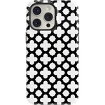 Lattice Tile | High Contrast Design Case Phone Case Casetry Essential + MagSafe® iPhone 15 Pro
