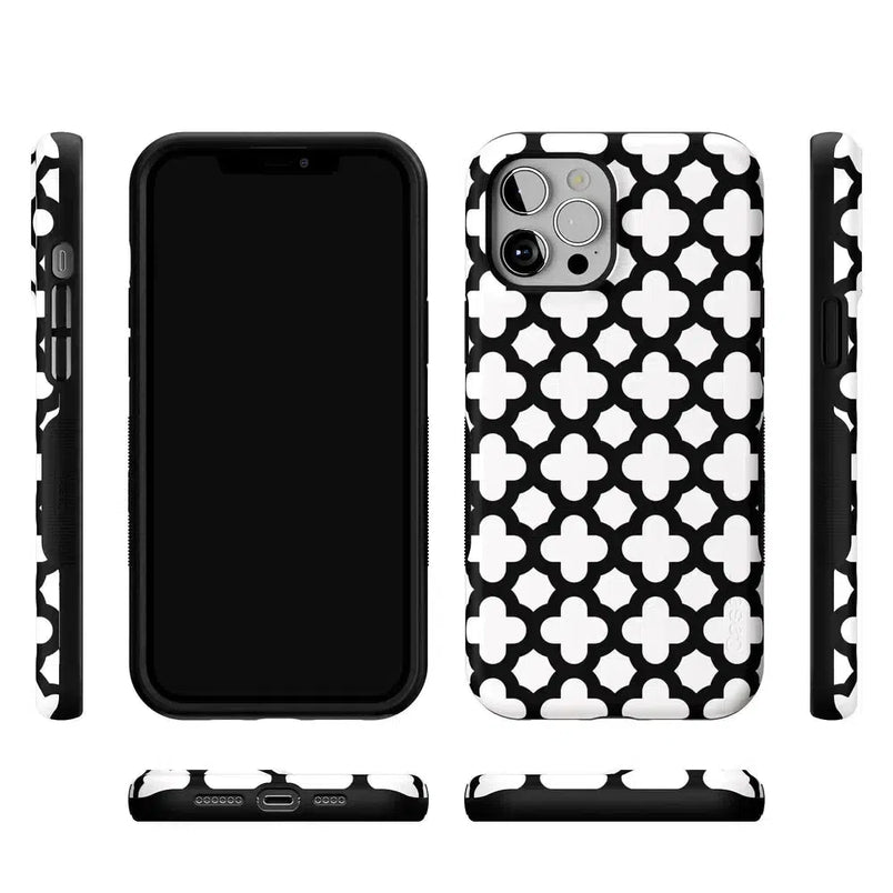 Lattice Tile | High Contrast Design Case Phone Case Casetry 