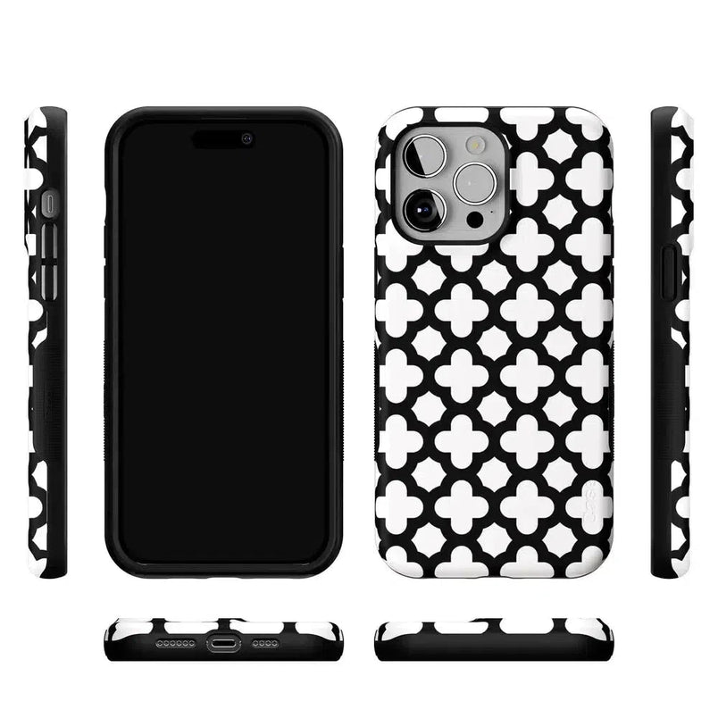 Lattice Tile | High Contrast Design Case Phone Case Casetry 