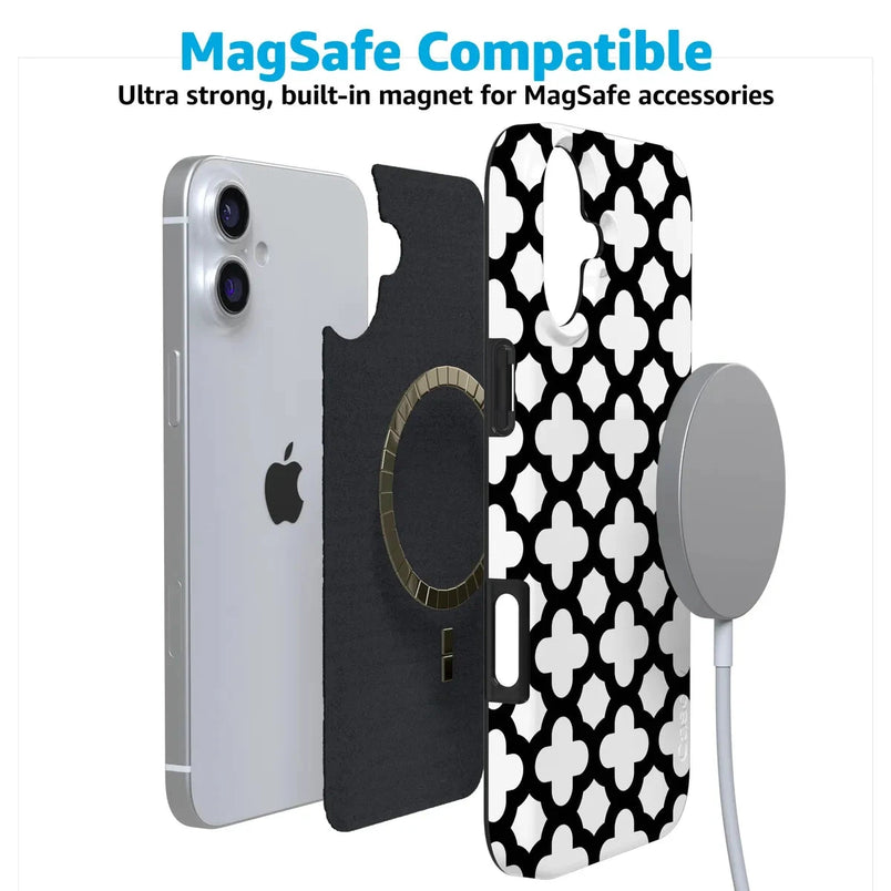 Lattice Tile | High Contrast Design Case Phone Case Casetry 