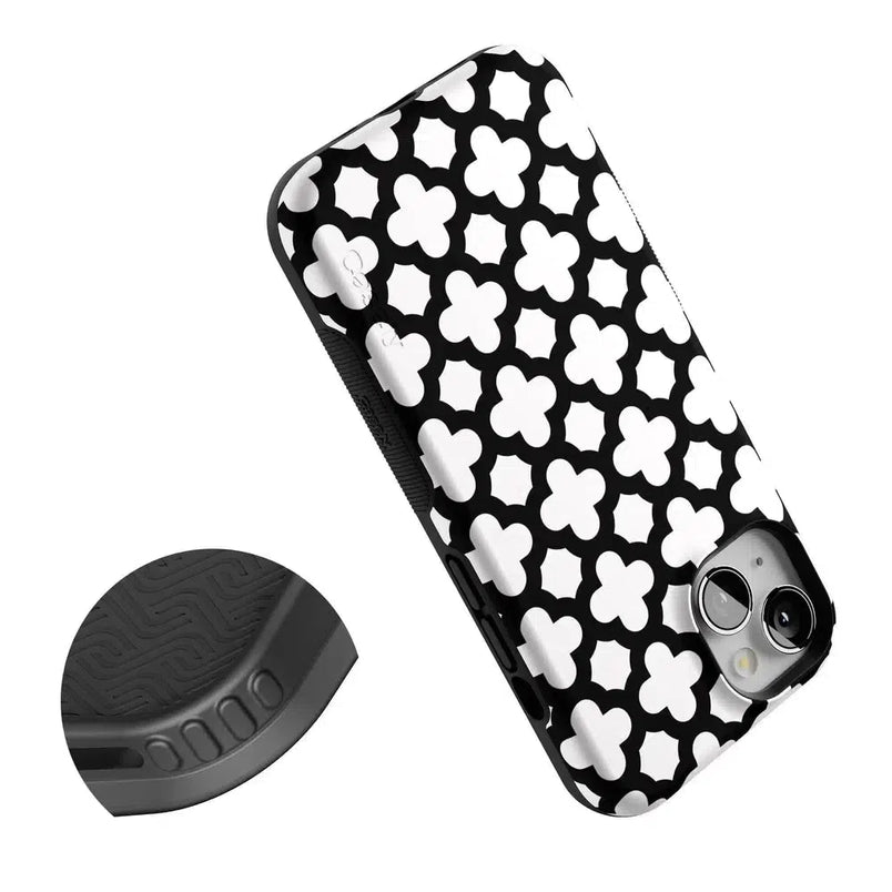 Lattice Tile | High Contrast Design Case Phone Case Casetry 