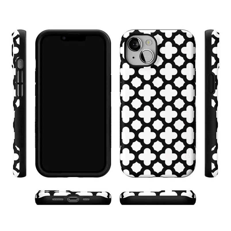 Lattice Tile | High Contrast Design Case Phone Case Casetry 