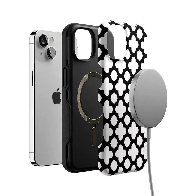 Lattice Tile | High Contrast Design Case Phone Case Casetry 