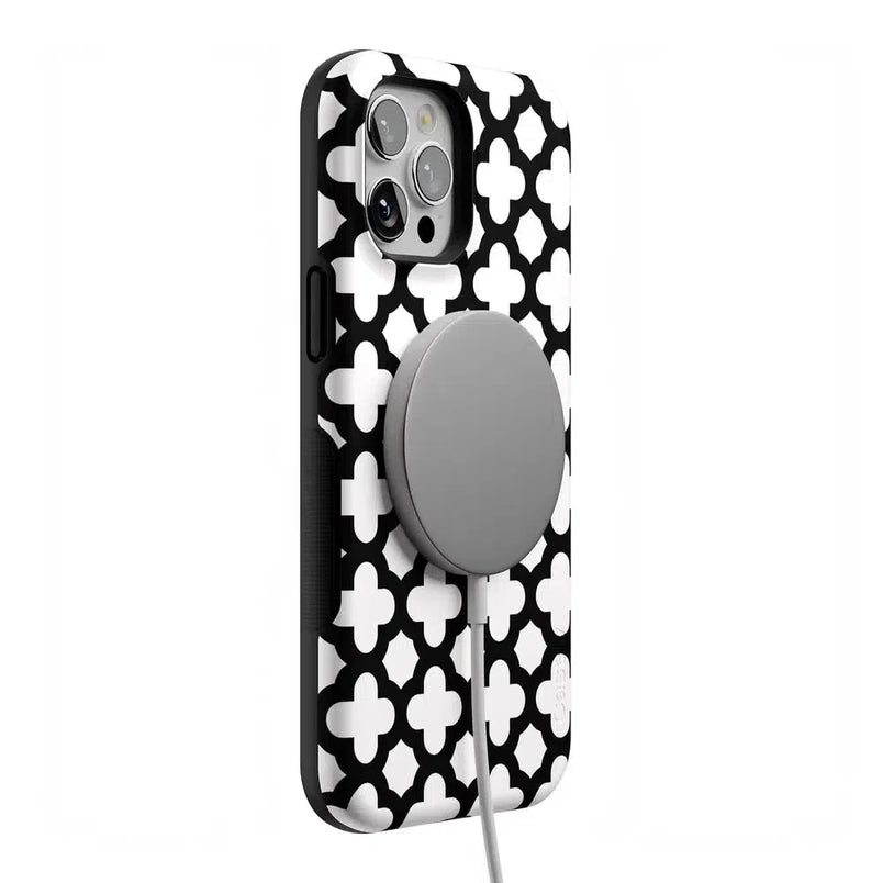 Lattice Tile | High Contrast Design Case Phone Case Casetry 
