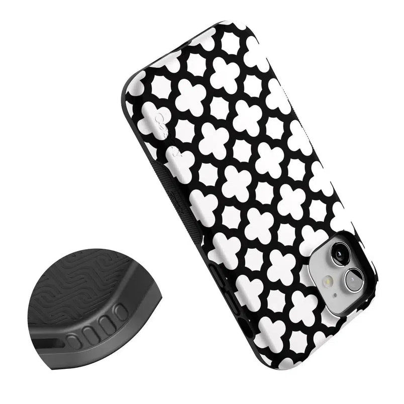Lattice Tile | High Contrast Design Case Phone Case Casetry 
