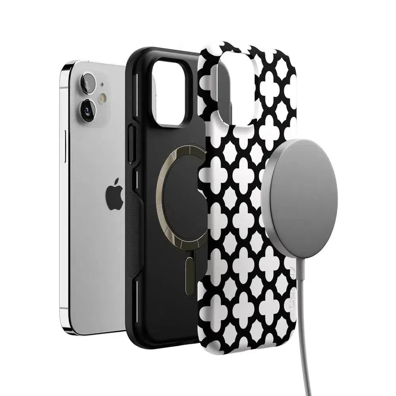 Lattice Tile | High Contrast Design Case Phone Case Casetry 
