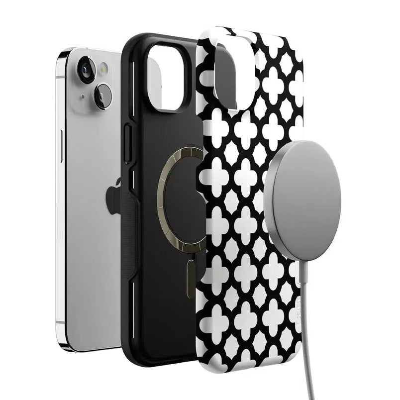 Lattice Tile | High Contrast Design Case Phone Case Casetry 