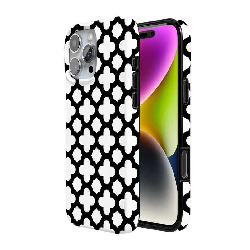 Lattice Tile | High Contrast Design Case Phone Case Casetry 