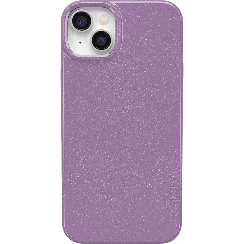 Lavender Waves | Purple Shimmer Case iPhone Case get.casely Classic + MagSafe® iPhone 14 Plus 