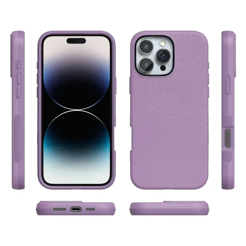 Lavender Waves | Purple Shimmer Case iPhone Case get.casely 
