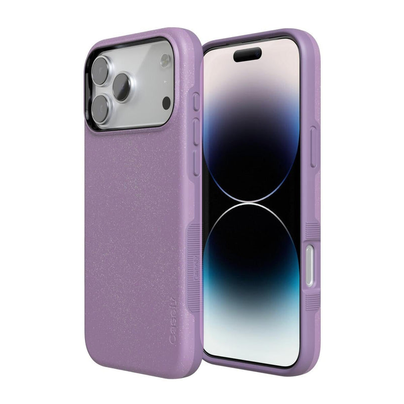Casely iPhone 16 Pro Compatible with MagSafe Lavender Waves | Purple Shimmer Case Bold + MagSafe Casely iPhone 16 Pro Compatible with MagSafe Lavender Waves | Purple Shimmer Case Bold + MagSafe
