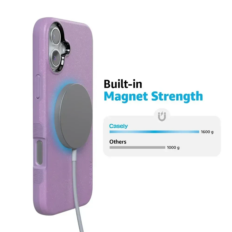 Lavender Waves | Purple Shimmer Case iPhone Case get.casely 