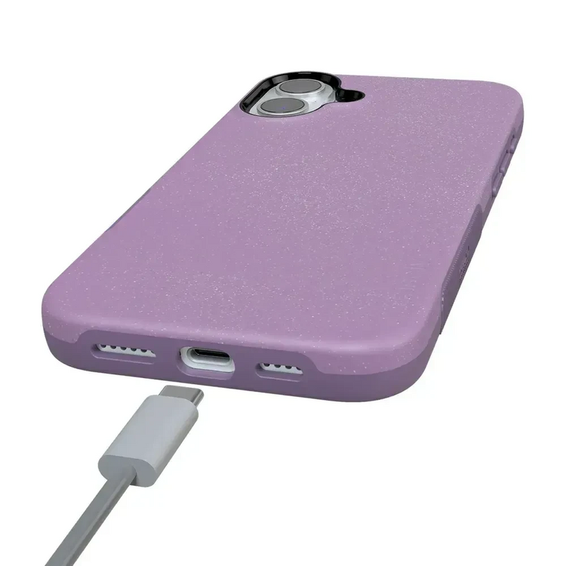 Lavender Waves | Purple Shimmer Case iPhone Case get.casely 