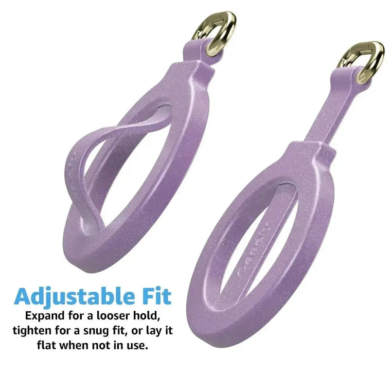 Lavender Waves | Purple Shimmer MagRing+ with Keychain MagRing+ get.casely 