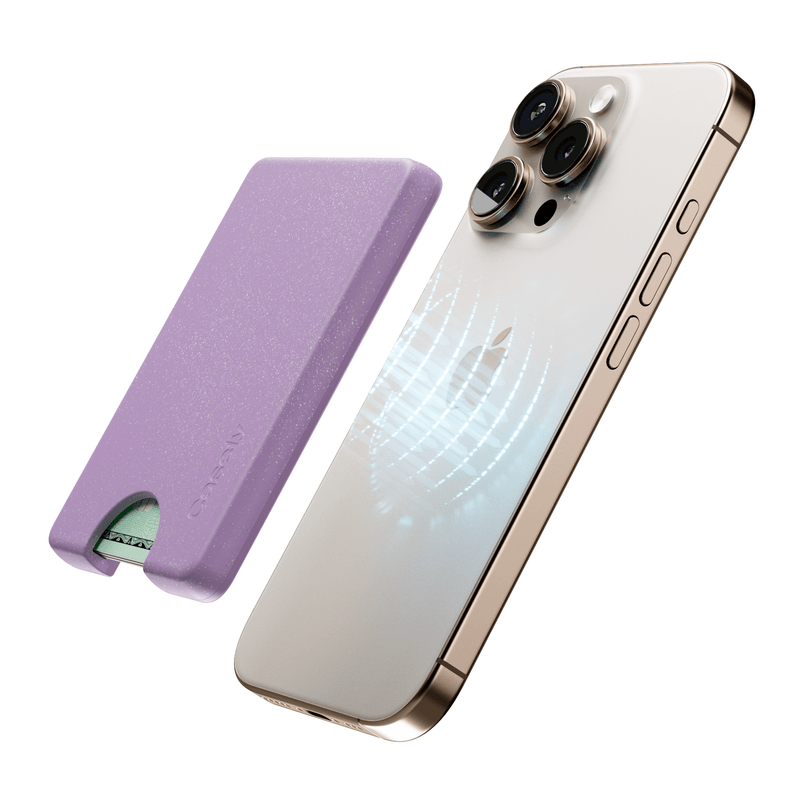 Lavender Waves | Purple Shimmer MagWallet MagWallet get.casely 