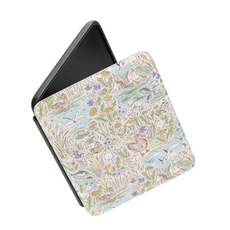The Waddle Path | Duck Pond Kindle Case