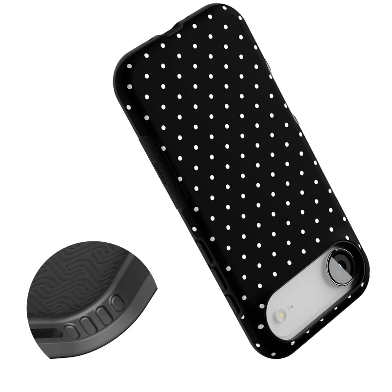 On the Dot | Black Polka Dot Case