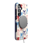 American Girlie | Red White & Blue Bows Case
