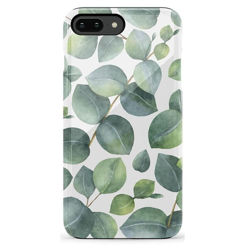 Leaf Me Alone | Green Floral Print Case iPhone Case get.casely Essential iPhone 6/7/8 Plus 