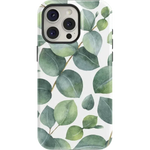 Leaf Me Alone | Green Floral Print Case iPhone Case get.casely Essential + MagSafe® iPhone 15 Pro 