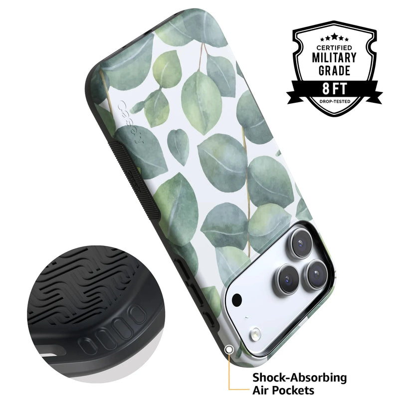Leaf Me Alone | Green Floral Print Case iPhone Case get.casely 