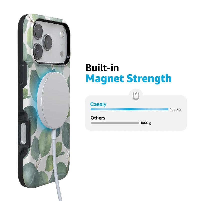 Leaf Me Alone | Green Floral Print Case iPhone Case get.casely 