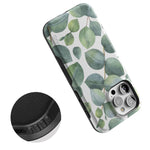 Leaf Me Alone | Green Floral Print Case iPhone Case get.casely 