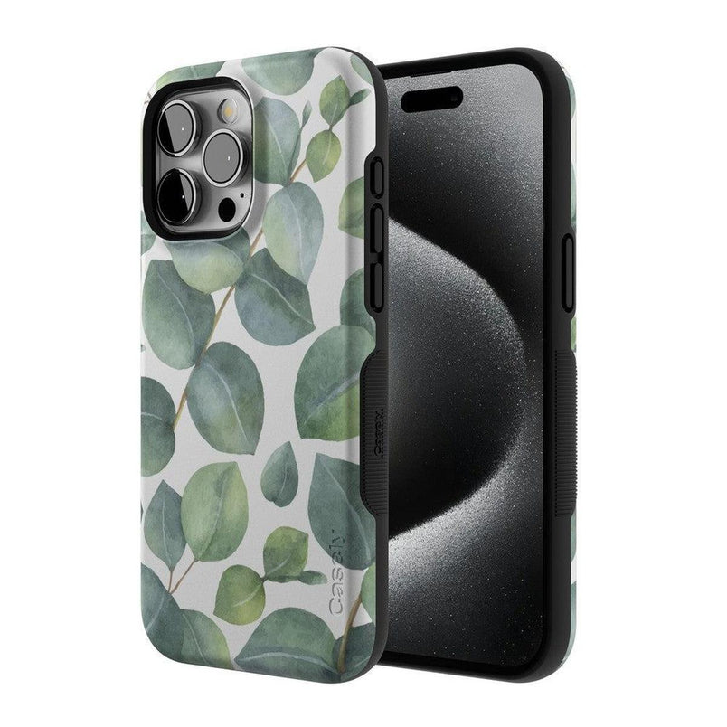 Leaf Me Alone | Green Floral Print Case iPhone Case get.casely 
