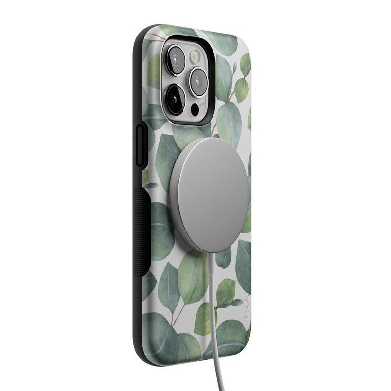 Leaf Me Alone | Green Floral Print Case iPhone Case get.casely 