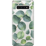 Leaf Me Alone | Green Floral Print Samsung Case Samsung Case get.casely 