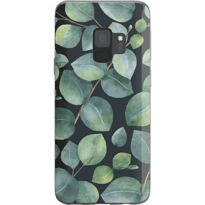Leaf Me Alone | Green Floral Print Samsung Case Samsung Case get.casely 