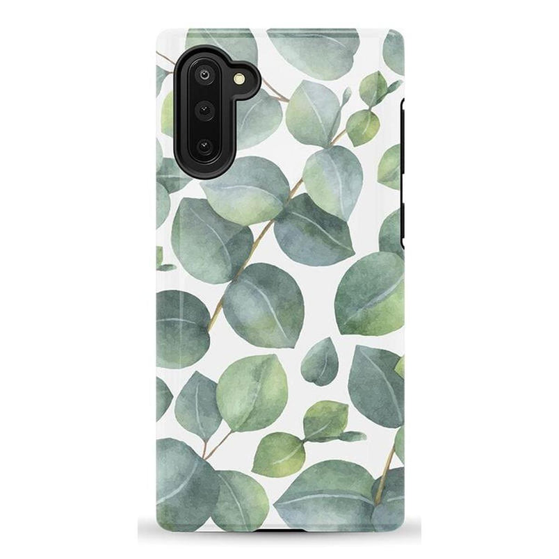 Leaf Me Alone | Green Floral Print Samsung Case Samsung Case get.casely Essential Galaxy Note 10