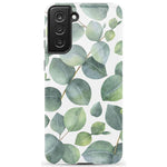 Leaf Me Alone | Green Floral Print Samsung Case Samsung Case get.casely Essential Galaxy S20