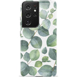 Leaf Me Alone | Green Floral Print Samsung Case Samsung Case get.casely Essential Galaxy S20 Plus
