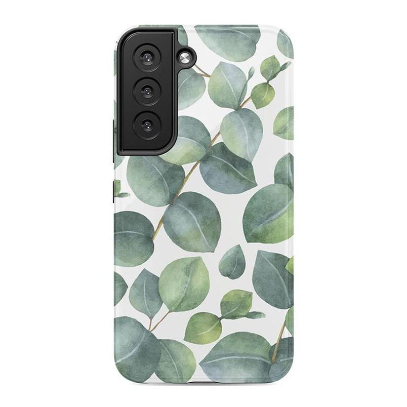 Leaf Me Alone | Green Floral Print Samsung Case Samsung Case get.casely Essential Galaxy S20 Ultra