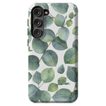 Leaf Me Alone | Green Floral Print Samsung Case Samsung Case get.casely Essential Galaxy S21 Ultra