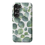 Leaf Me Alone | Green Floral Print Samsung Case Samsung Case get.casely Essential Galaxy S21 Plus