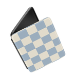 Fit Check | Light Blue Checkerboard Kindle Case