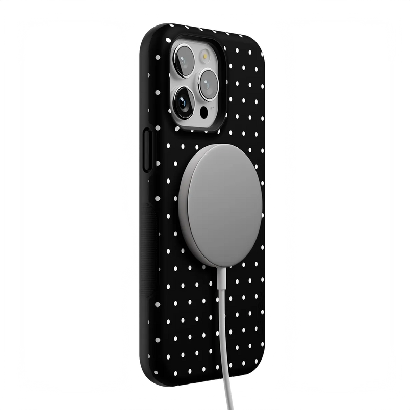 On the Dot | Black Polka Dot Case