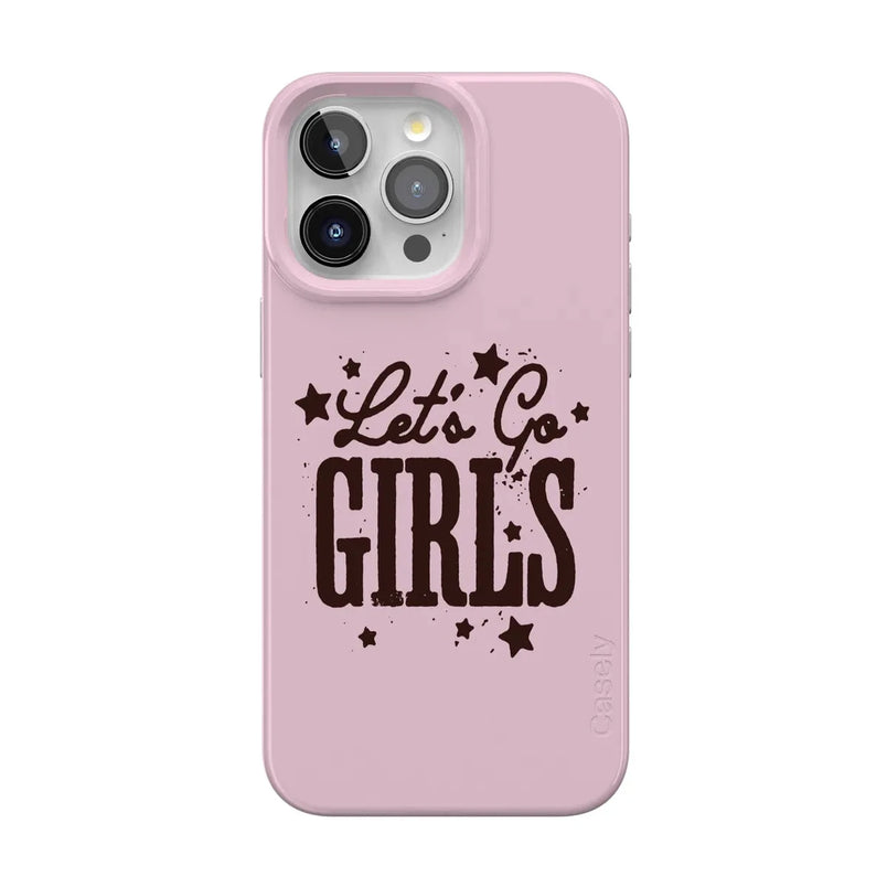 Let's Go Girls | Pink Rodeo Bachelorette Case Phone Case Casetry Classic + MagSafe® iPhone 15 Pro Max 