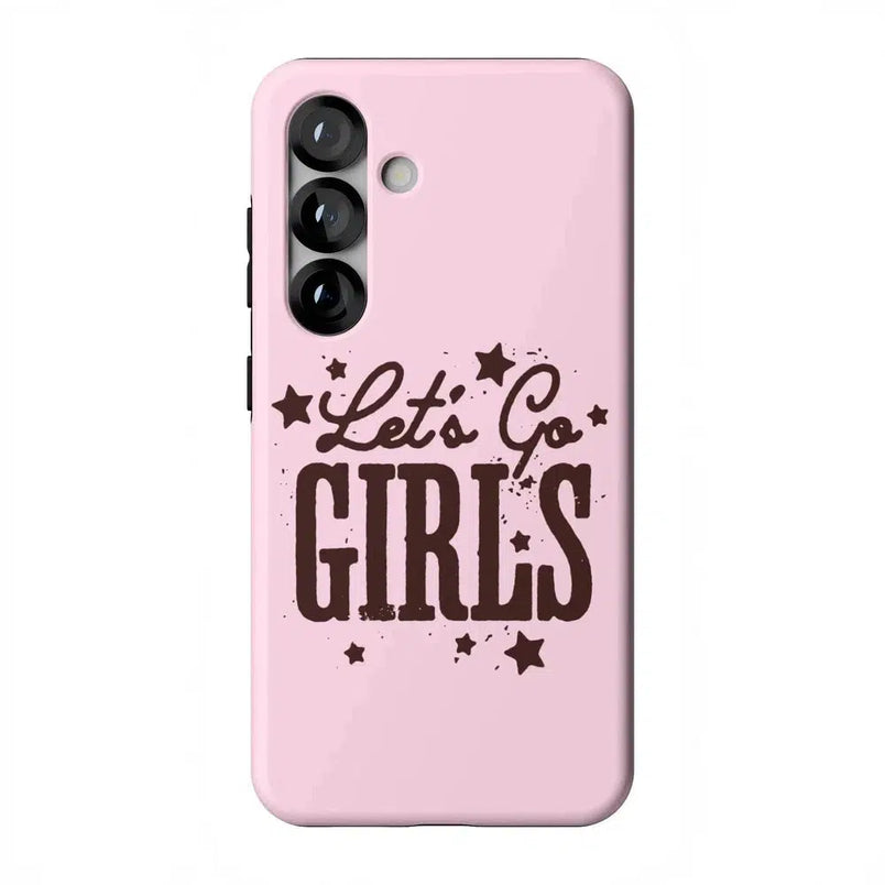 Let's Go Girls | Pink Rodeo Bachelorette Case Phone Case Casetry Essential + MagSafe® Galaxy S25