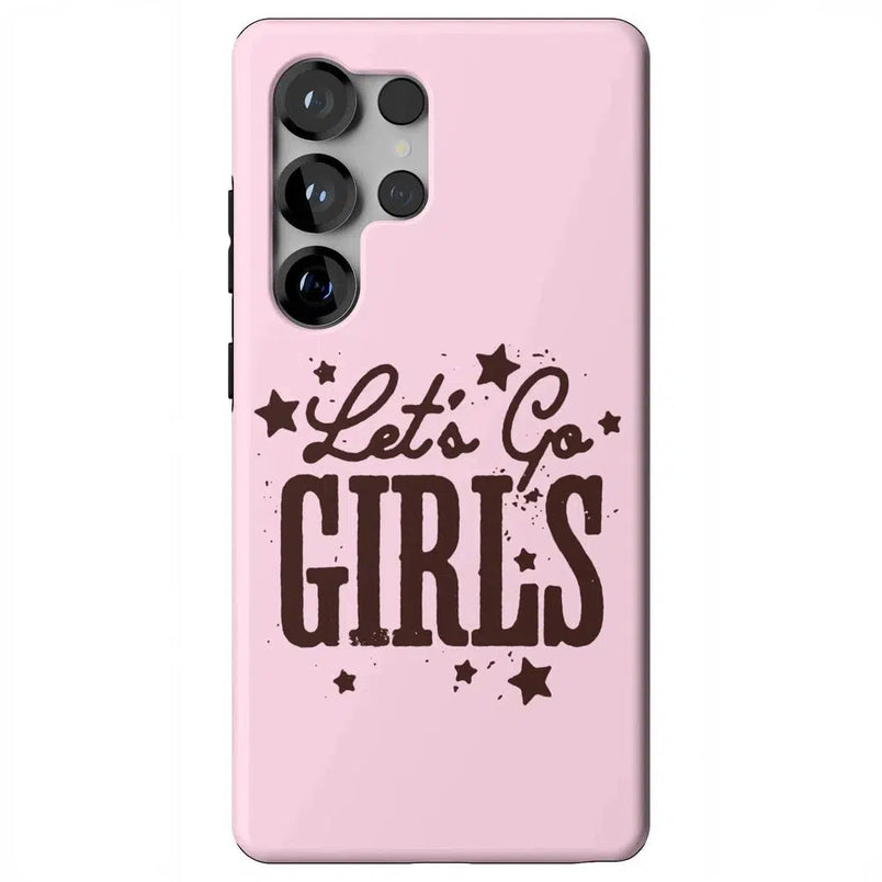 Let's Go Girls | Pink Rodeo Bachelorette Case Phone Case Casetry Essential + MagSafe® Galaxy S25 Ultra