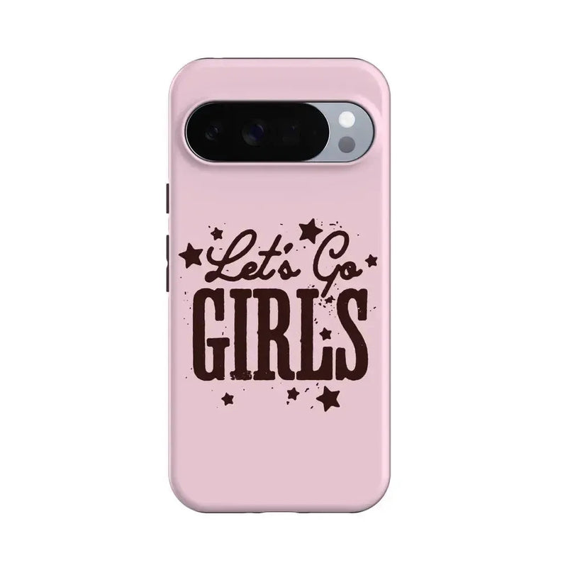 Let's Go Girls | Pink Rodeo Bachelorette Case Phone Case Casetry Essential + MagSafe® Google Pixel 10 Pro XL 