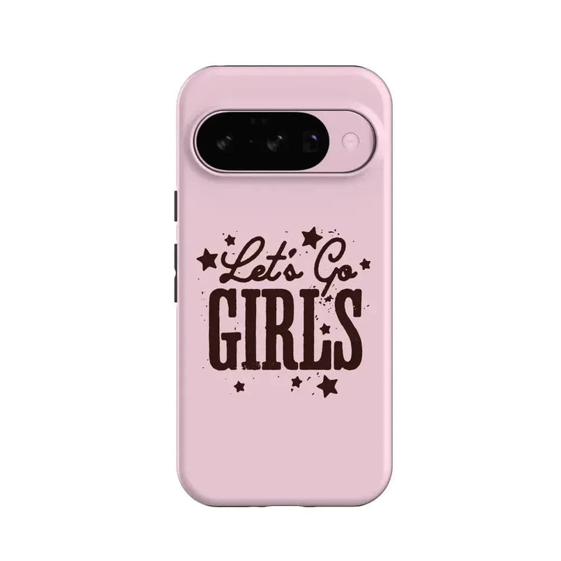 Let's Go Girls | Pink Rodeo Bachelorette Case Phone Case Casetry Essential + MagSafe® Google Pixel 10 